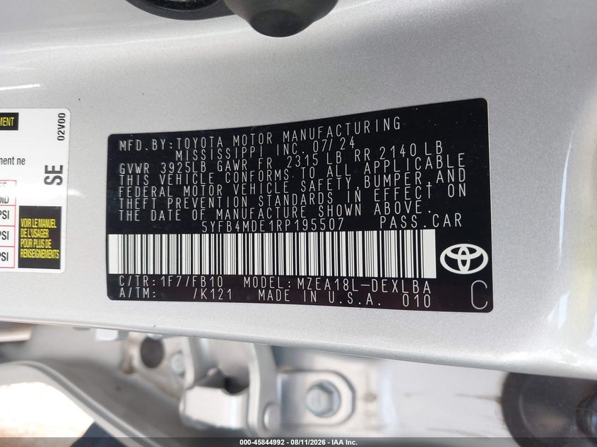 TOYOTA COROLLA - zdjęcie 9