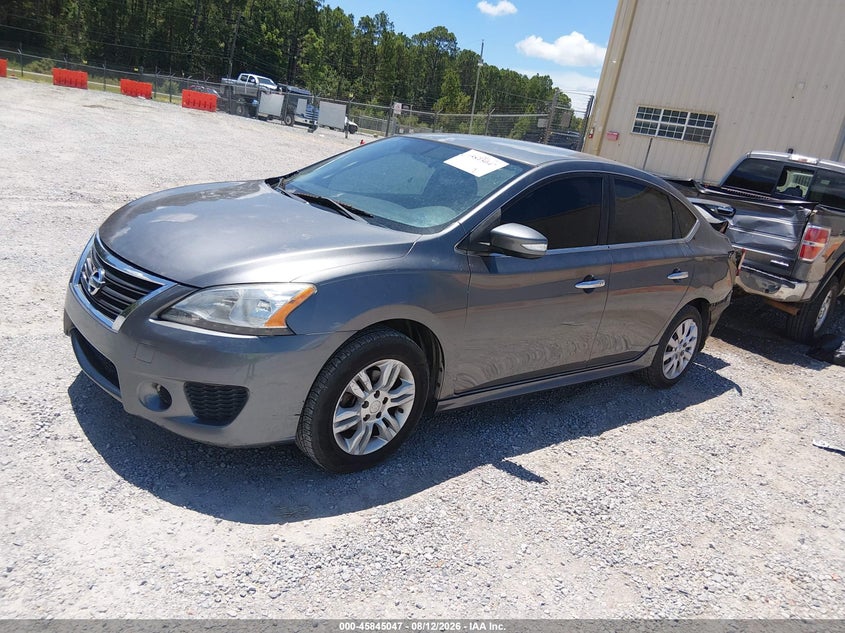 2015 Nissan Sentra, Удар ззаду, IAAI, VIN 3N1AB7AP2FY324880 — фото 2
