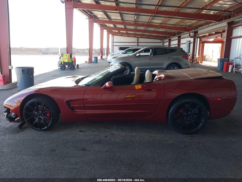 CHEVROLET CORVETTE 2002 VIN 1G1YY32G825128671