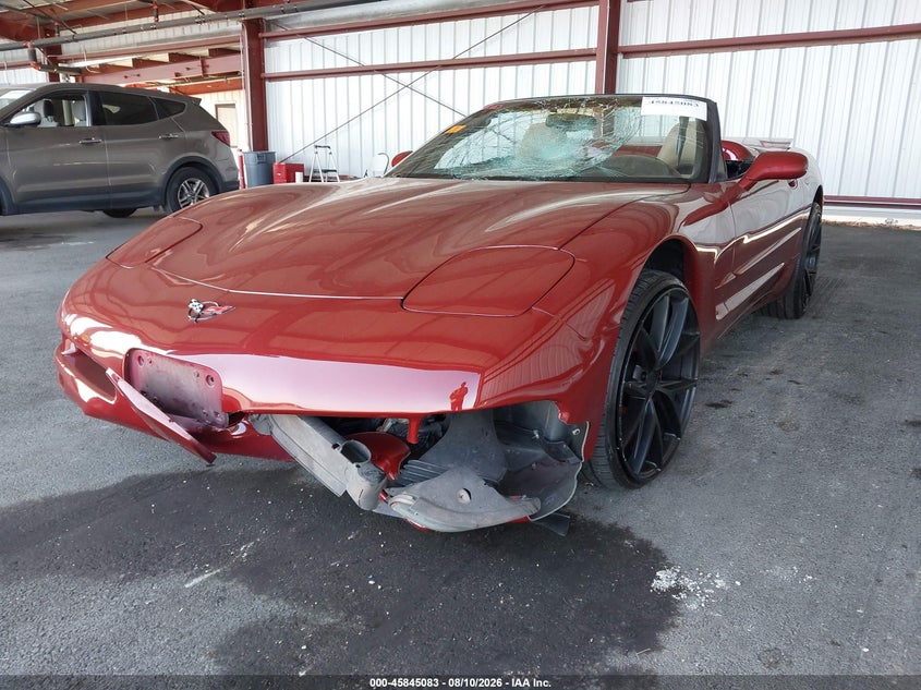 CHEVROLET CORVETTE 2002 VIN 1G1YY32G825128671