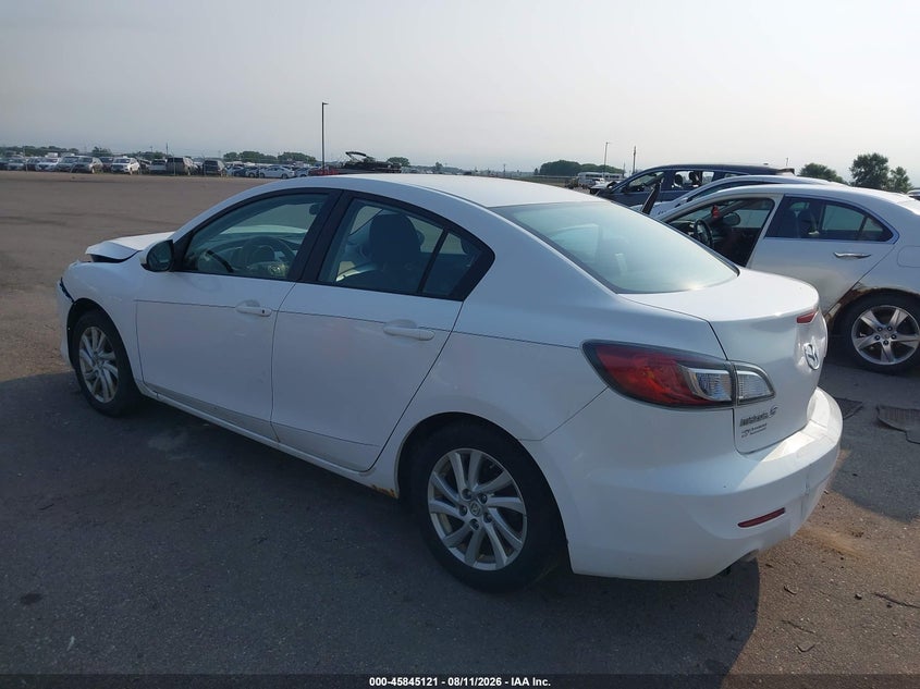 Vin: jm1bl1v73c1700508, lot: 46344029, mazda mazda3 i touring 20123
