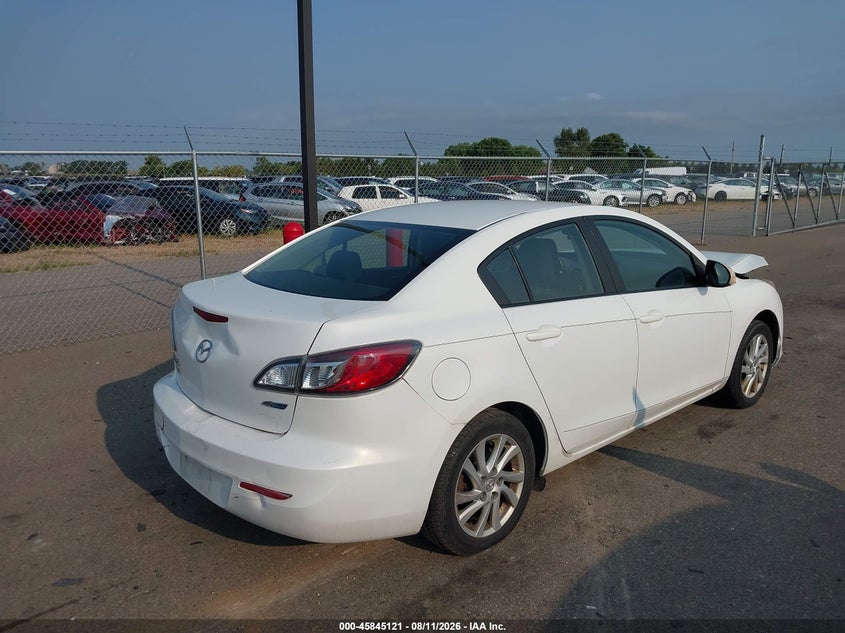 Vin: jm1bl1v73c1700508, lot: 46344029, mazda mazda3 i touring 20124