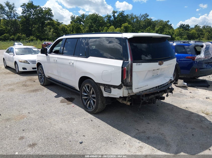 Vin: 1gys3pkl5mr182001, lot: 46344038, cadillac escalade esv sport 20213