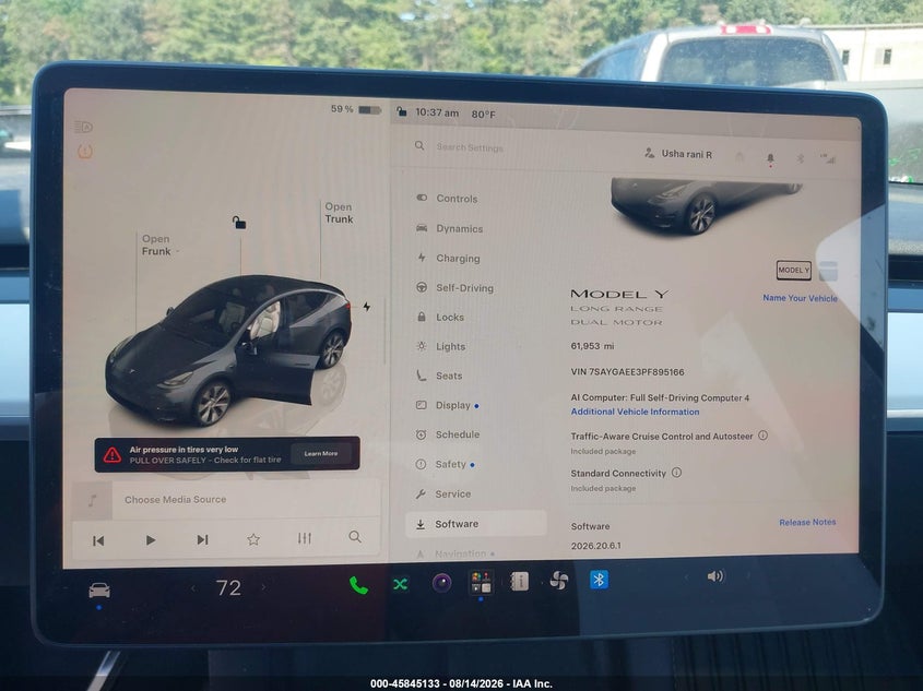 2023 TESLA MODEL Y auction photo 7
