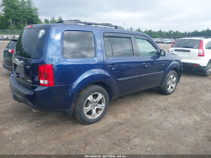 Vin: 5fnyf4h42db062281, lot: 46344044, honda pilot ex 20134