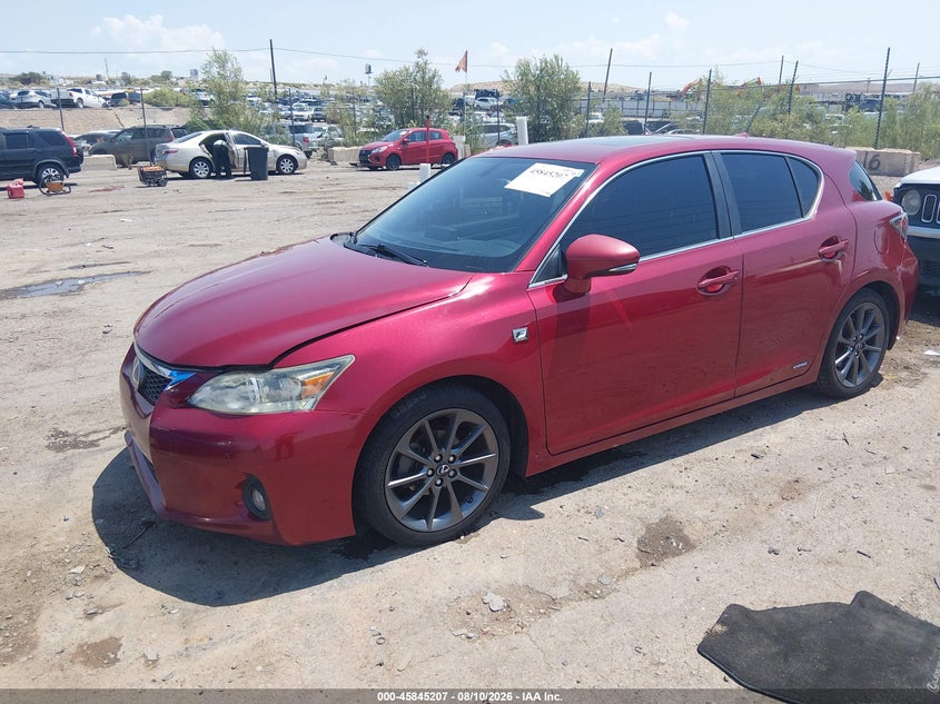 2013 LEXUS CT 200H auction photo 2