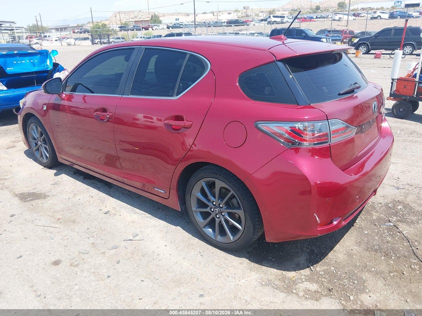 2013 LEXUS CT 200H auction photo 3
