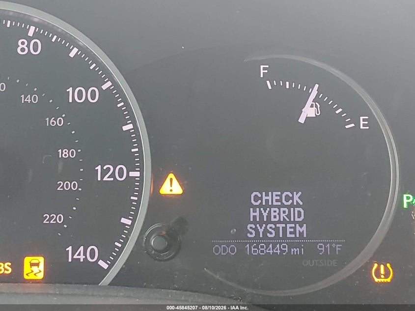 2013 LEXUS CT 200H auction photo 7