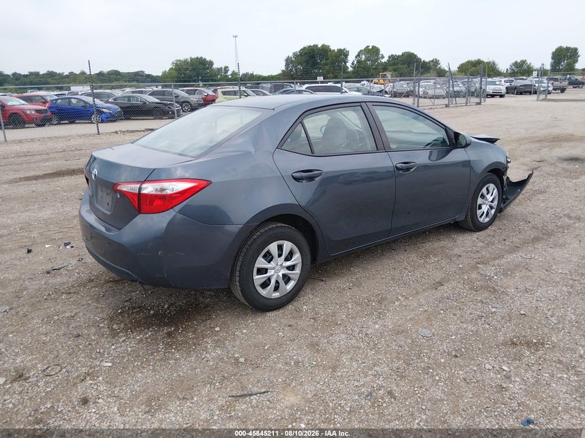 TOYOTA COROLLA 2016 VIN 2T1BURHE5GC571775