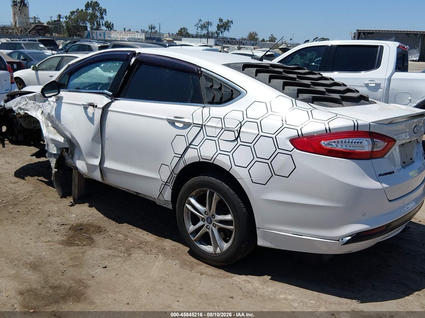 Vin: 3fa6p0ru7fr245873, lot: 46344124, ford fusion hybrid titanium 20153