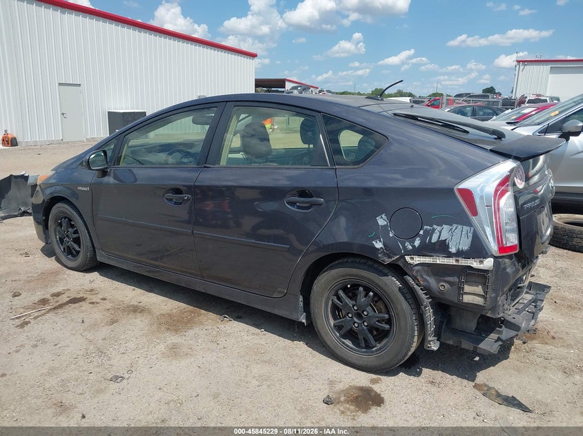 TOYOTA PRIUS 2012 VIN JTDKN3DU9C1610146