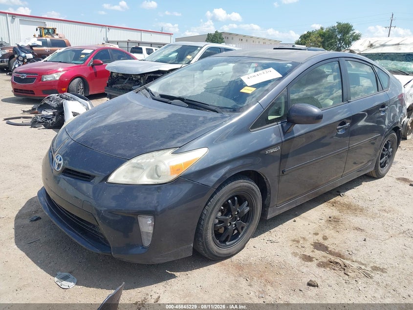 2012 Toyota Prius Four, Rear, IAAI, VIN JTDKN3DU9C1610146 — photo 2