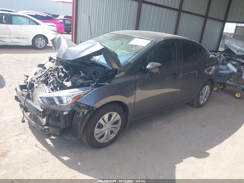 2024 Nissan Versa, Front End, IAAI, VIN 3N1CN8DV7RL846406 — photo 2