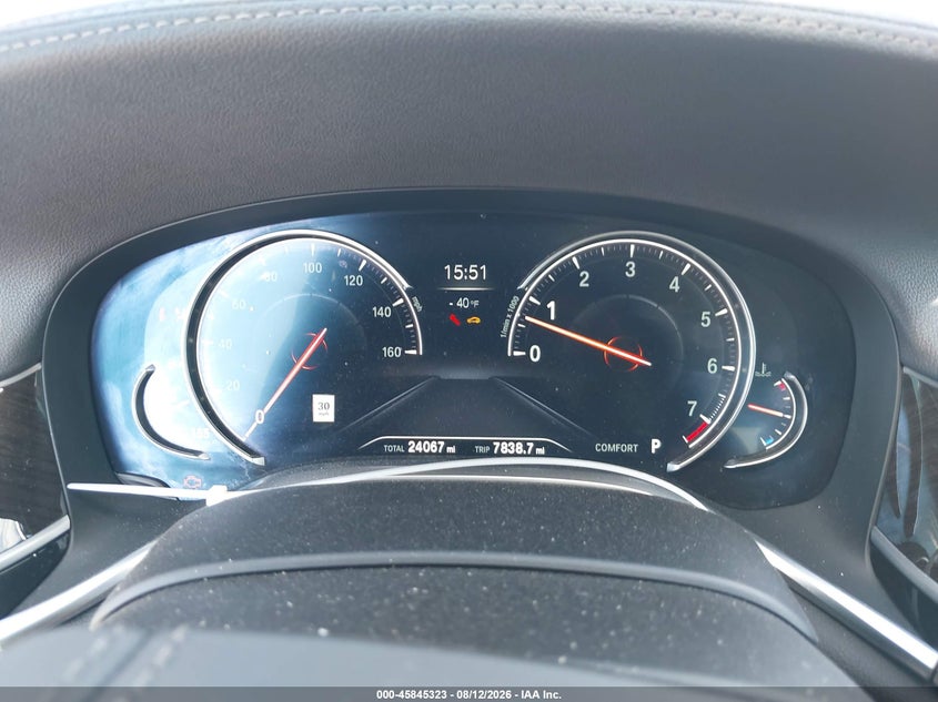 BMW 740I 2019 VIN WBA7E2C57KB454608