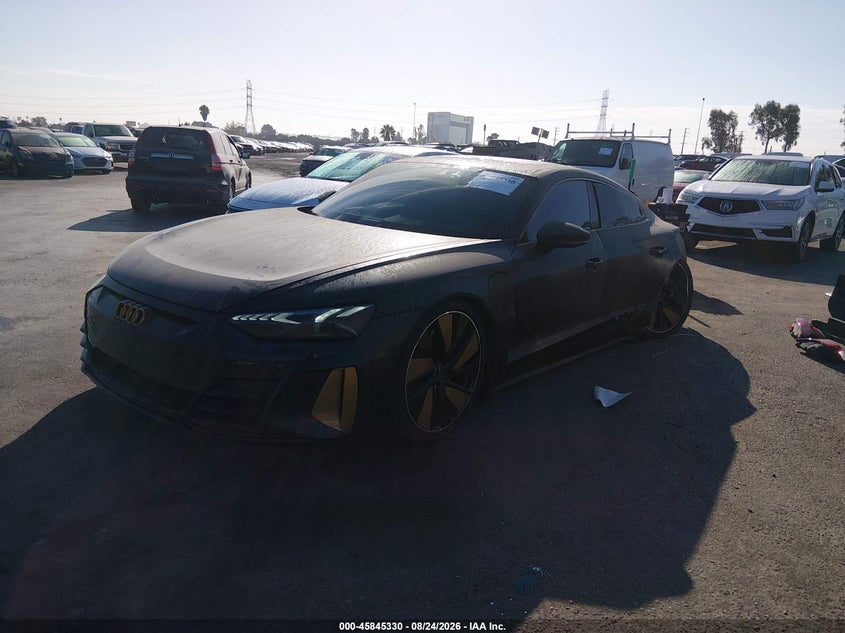 2024 Audi e-tron GT, Left Rear, IAAI, VIN WAUEJBFW0R7001547 — photo 2