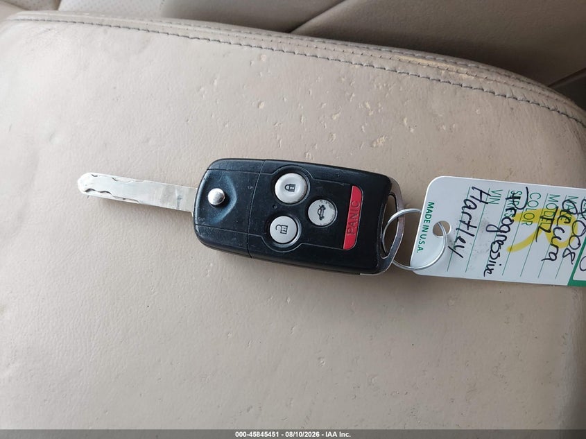 ACURA TL 2008 VIN 19UUA66268A047230