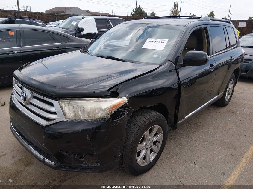Vin: 5tdbk3eh7bs077113, lot: 46344362, toyota highlander se v6 20112