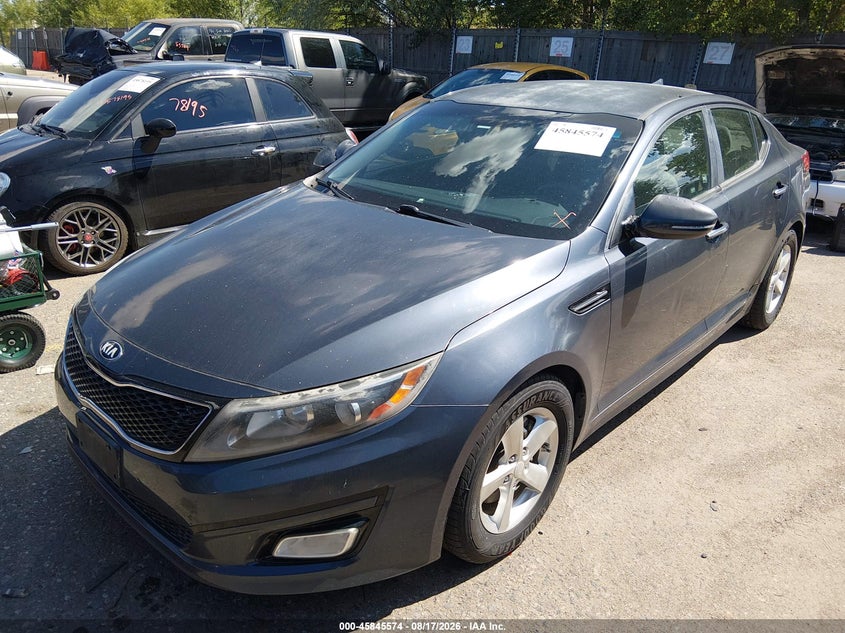 Vin: knagm4a79f5590410, lot: 46344482, kia optima lx 20152