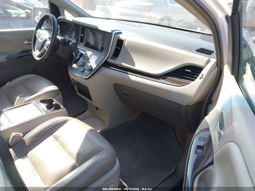 2015 TOYOTA SIENNA VAN 3.5L V-6 DOHC, VVT, 266HP