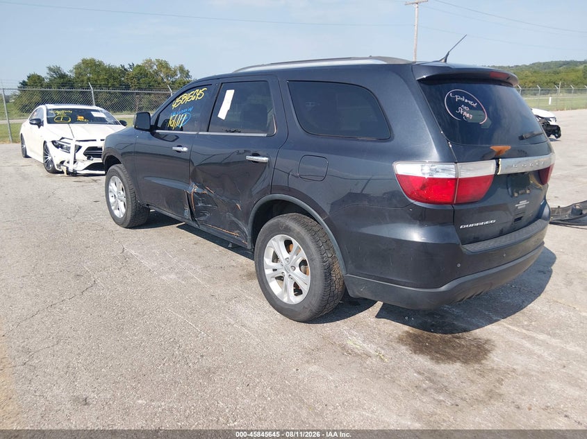 Vin: 1c4rdhdg2dc693143, lot: 46344553, dodge durango crew 20133