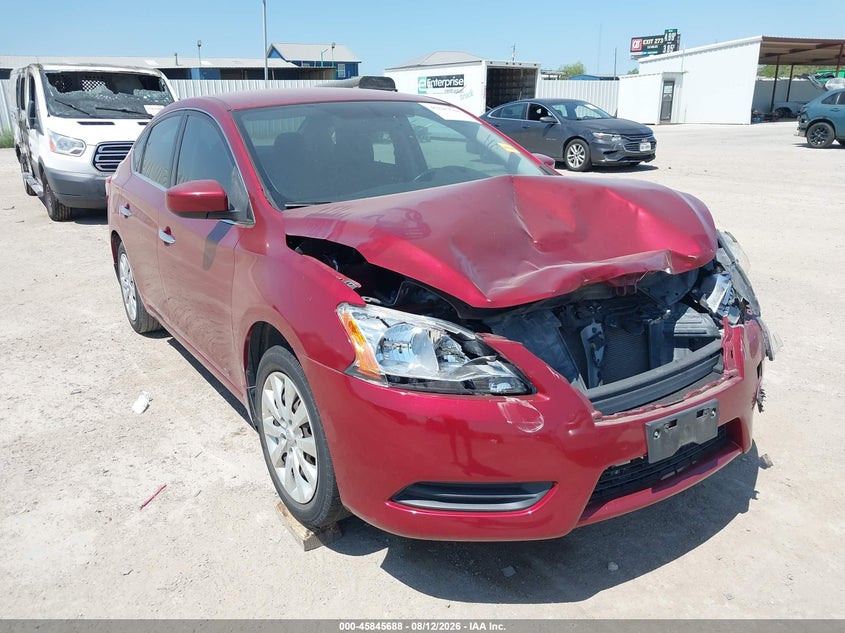 2015 Nissan Sentra Sv, Всё, IAAI, VIN 3N1AB7AP0FL689703
