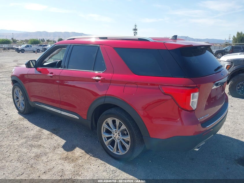 Vin: 1fmsk8fh4ngb21123, lot: 46344666, ford explorer limited 20223
