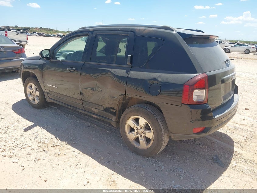 Vin: 1c4njcba3ed743066, lot: 46344776, jeep compass sport 20143