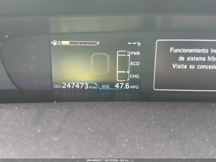 TOYOTA PRIUS 2018 VIN JTDKARFU8J3548526