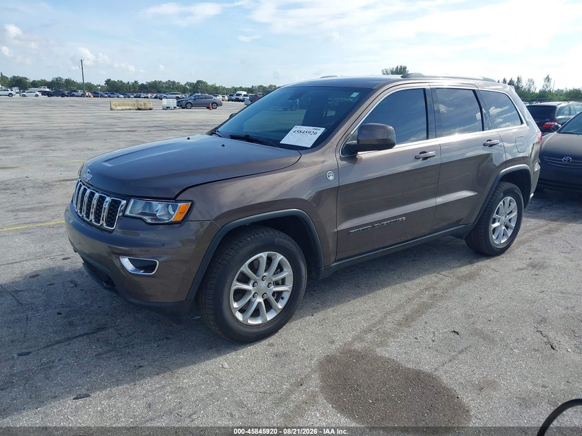 2021 JEEP GRAND CHEROKEE auction photo 2