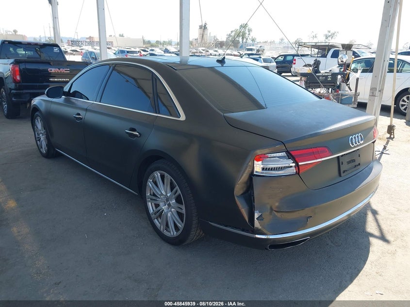Vin: wau32afd4fn002026, lot: 46344847, audi a8 l 4.0t 20153