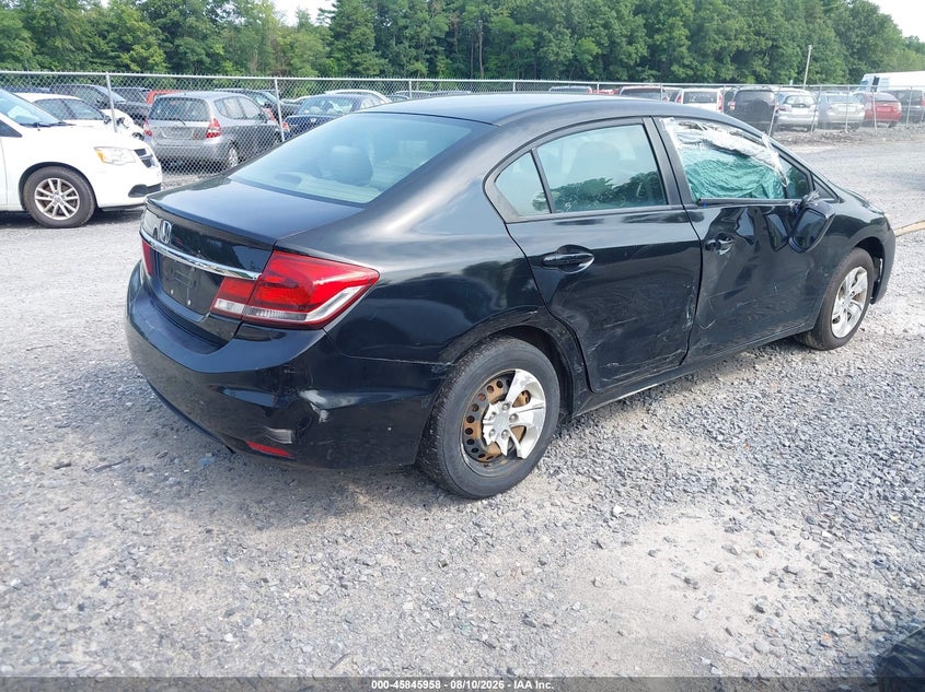 2014 HONDA CIVIC SEDAN 1.8L I-4 VVT, 143HP