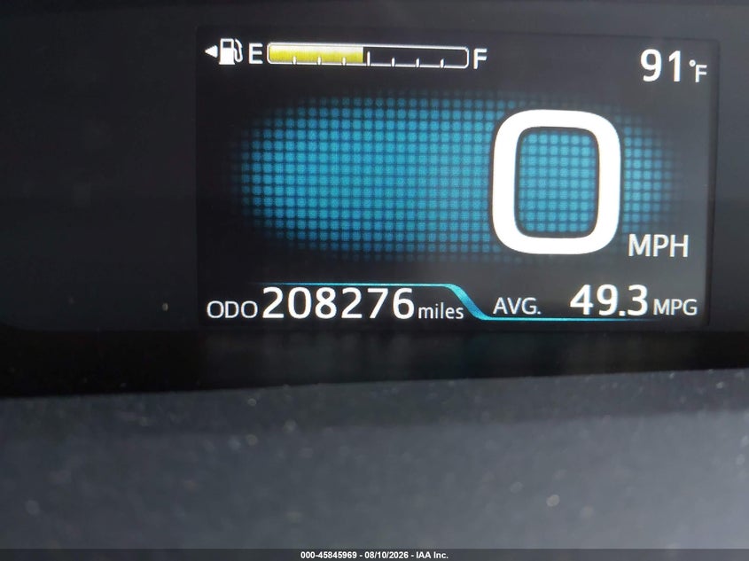 2017 TOYOTA PRIUS HATCHBACK 1.8L I-4 DOHC, VVT, 95HP