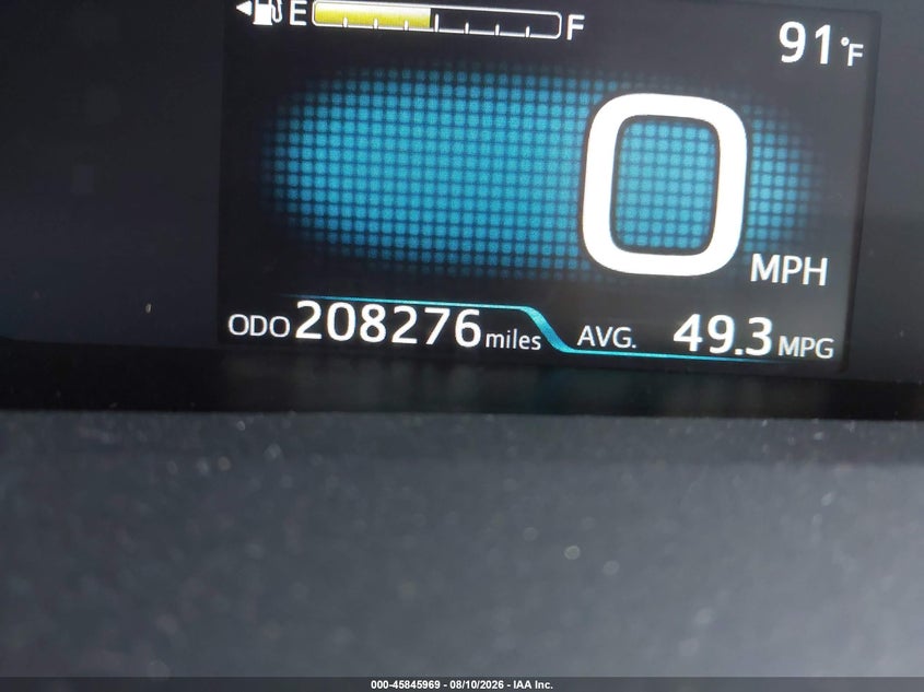 2017 TOYOTA PRIUS HATCHBACK 1.8L I-4 DOHC, VVT, 95HP
