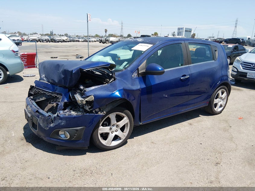 2014 CHEVROLET SONIC HATCHBACK 1.4L I-4 DOHC, VVT, TURBO, 138HP