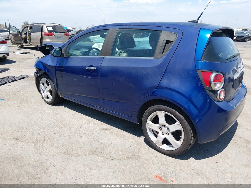 2014 CHEVROLET SONIC HATCHBACK 1.4L I-4 DOHC, VVT, TURBO, 138HP
