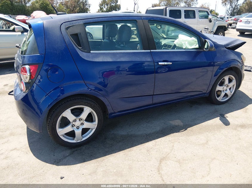 2014 CHEVROLET SONIC HATCHBACK 1.4L I-4 DOHC, VVT, TURBO, 138HP