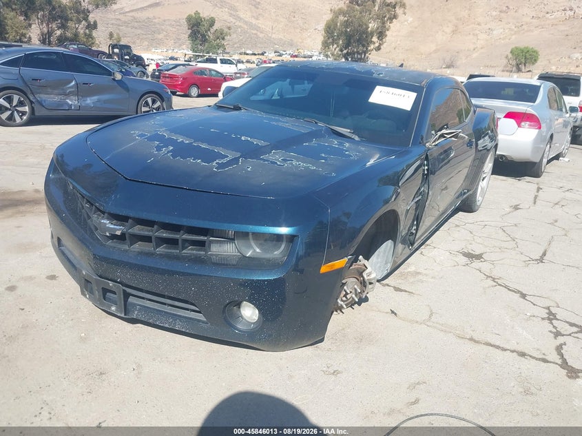 2011 Chevrolet Camaro, Левый бок, IAAI, VIN 2G1FF1ED0B9107190 — фото 2
