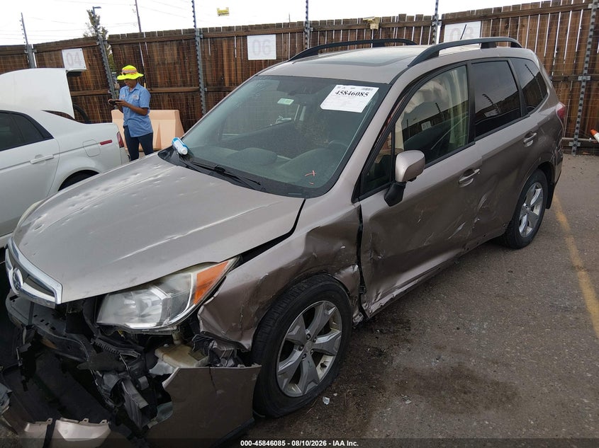 Vin: jf2sjadc2fh455976, lot: 46344993, subaru forester 2.5i premium 20152