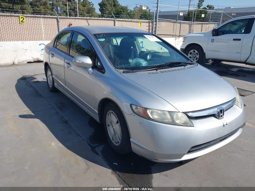 2007 HONDA CIVIC HYBRID auction photo 1