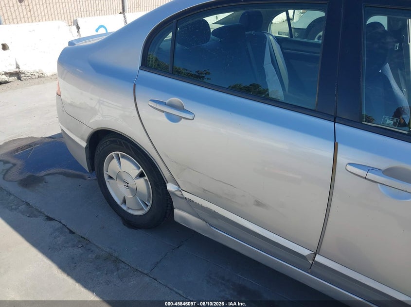 2007 HONDA CIVIC HYBRID auction photo 6