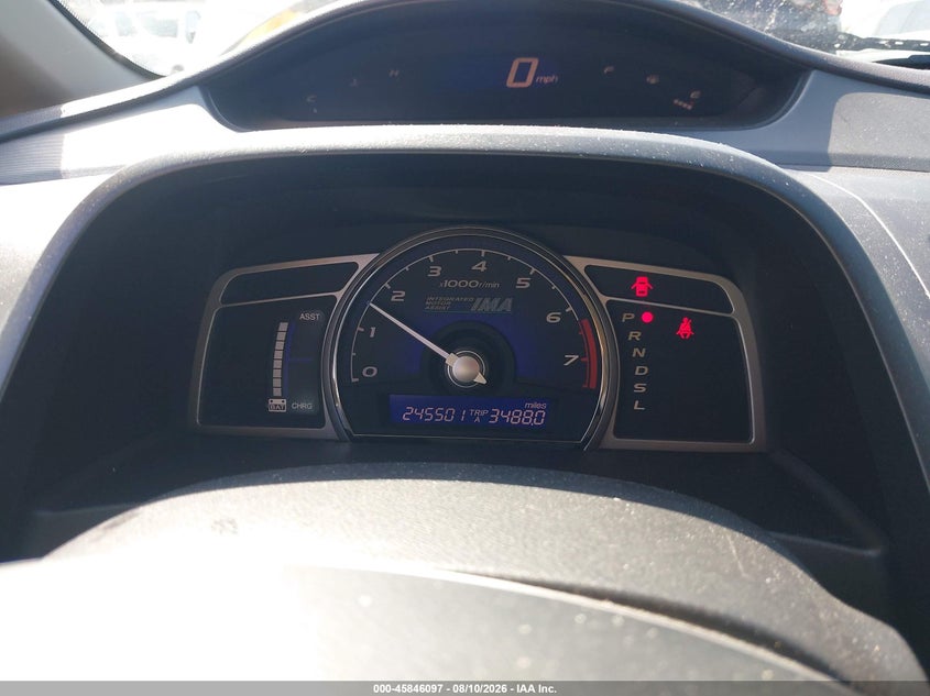 2007 HONDA CIVIC HYBRID auction photo 7