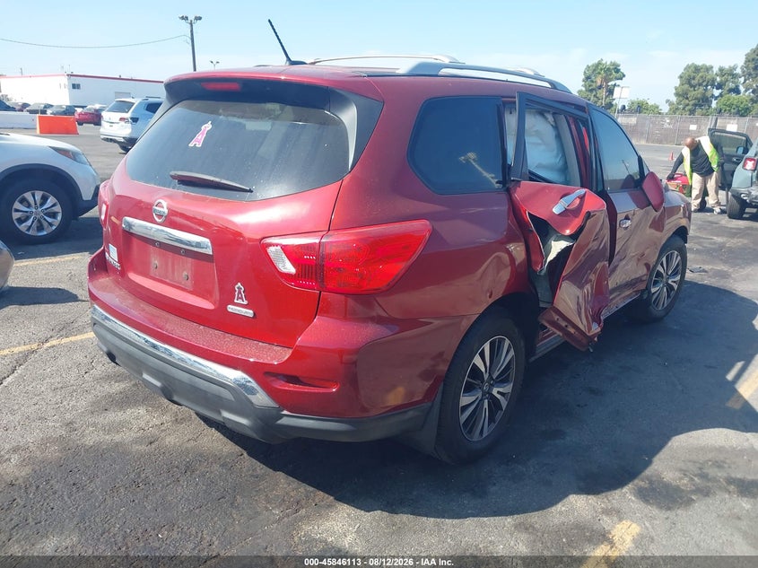 Vin: 5n1dr2mn7jc637701, lot: 46345021, nissan pathfinder s 20184