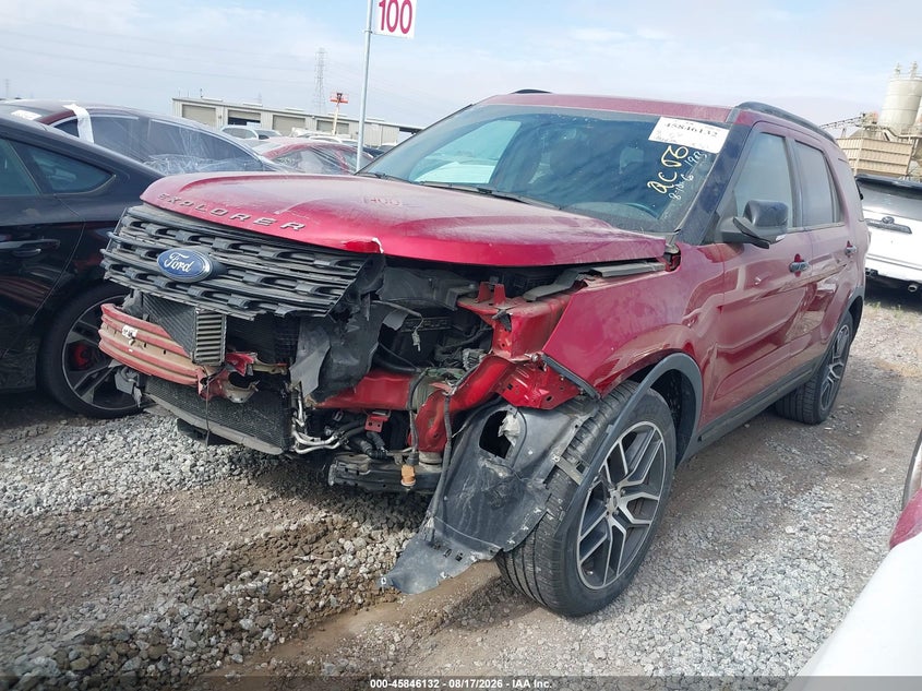 Vin: 1fm5k8gtxggb19105, lot: 46345040, ford explorer sport 20162