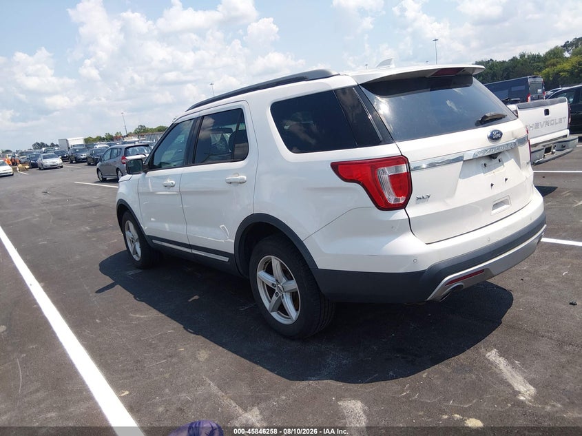 Vin: 1fm5k8d89ggd16993, lot: 46345166, ford explorer xlt 20163