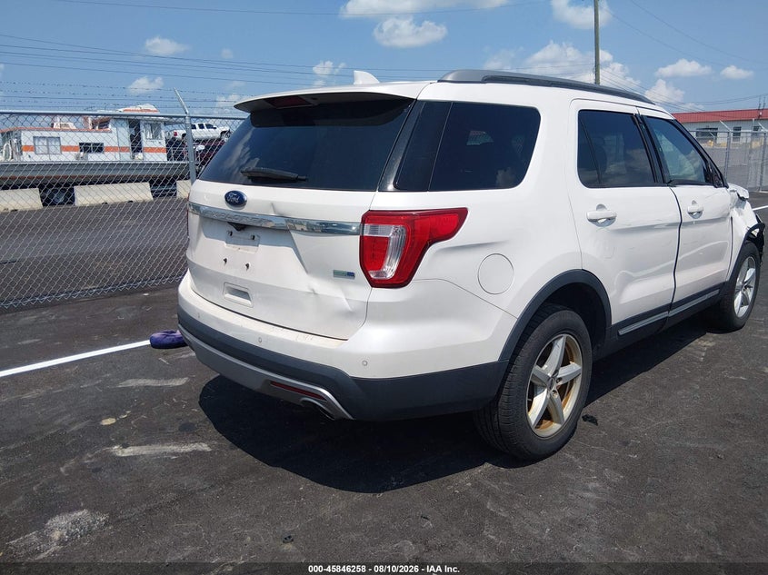 Vin: 1fm5k8d89ggd16993, lot: 46345166, ford explorer xlt 20164