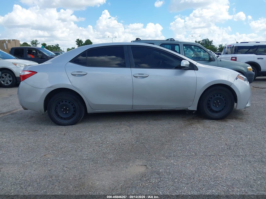 2016 TOYOTA COROLLA SEDAN 1.8L I-4 DOHC, VVT, 132HP