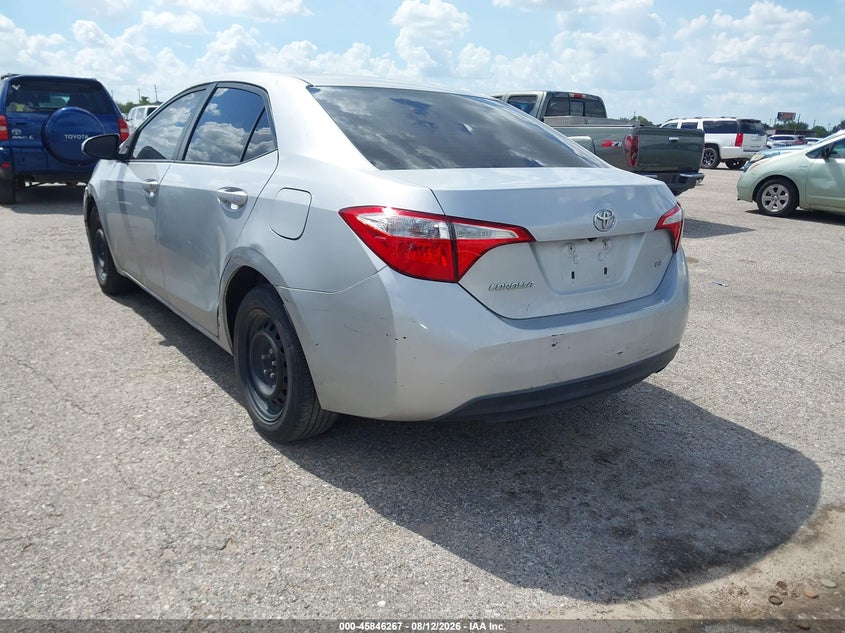 2016 TOYOTA COROLLA SEDAN 1.8L I-4 DOHC, VVT, 132HP