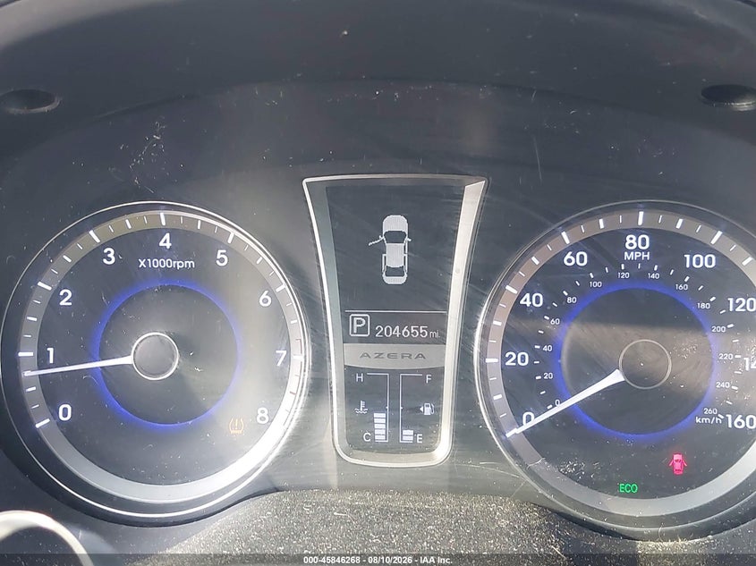 2013 HYUNDAI AZERA auction photo 7