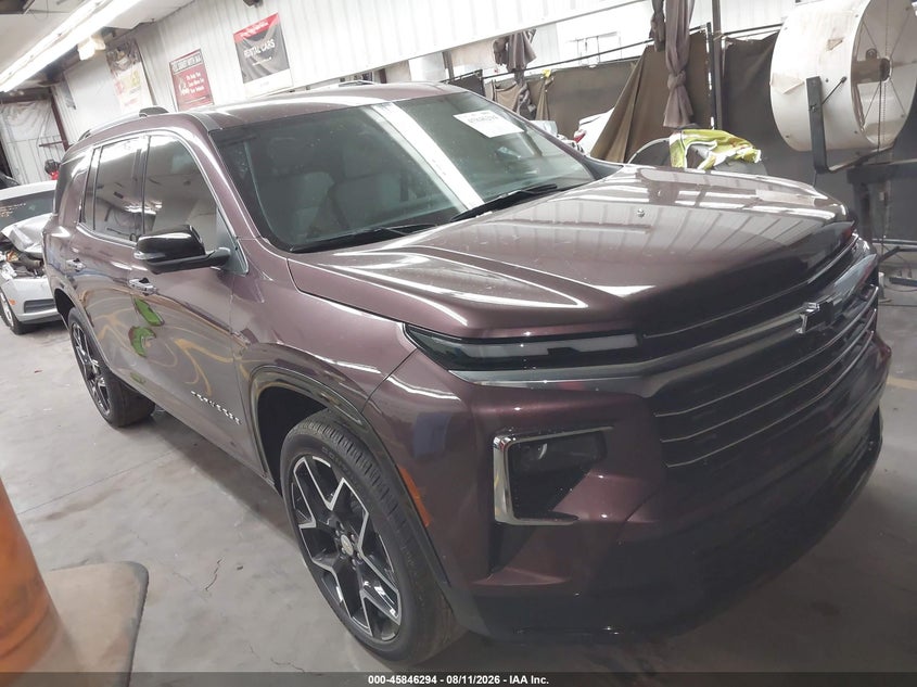 Vin: 1gnerkrs7sj302174, lot: 46345202, chevrolet traverse fwd high country 2025 img_1