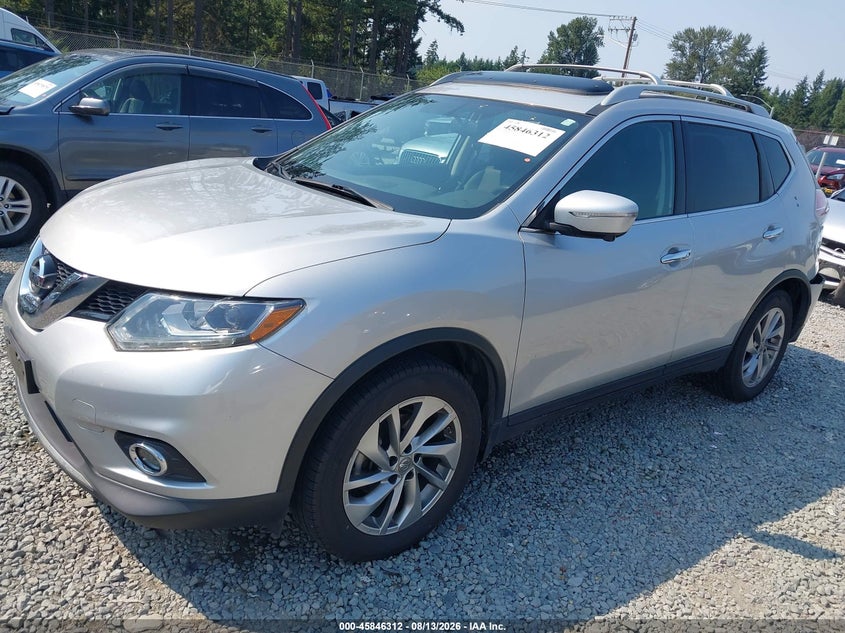Vin: 5n1at2mv4fc758634, lot: 46345220, nissan rogue sl 20152